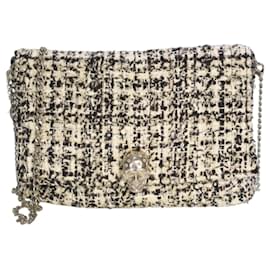 Alexander McQueen Borsa a tracolla Skull in tweed - Alexander Mcqueen