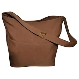 Sac à bandoulière Valentino Garavani en nylon marron