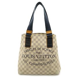 Louis Vuitton Damier Azur Plan Soleil Cabas PM Tote Bag