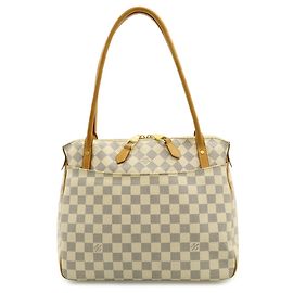 Borsa a tracolla tote Louis Vuitton Damier Azur Figeri PM