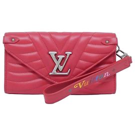 Louis Vuitton Rouge Lederlanger Geldbeutel