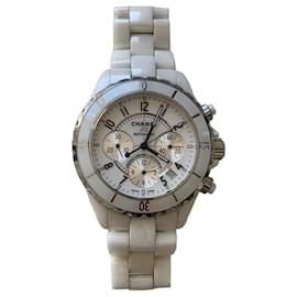 Chanel J12 Chronographenuhr Weiß
