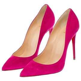 CHRISTIAN LOUBOUTIN Pigalle Wildleder-Schuhe Rosa - 103641