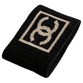 Bracciale Chanel CC Logo Nero e Beige