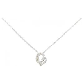 Autre Marque Collana in oro bianco Au750 e diamanti