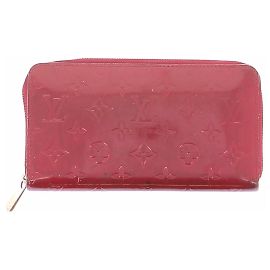 Louis Vuitton Carteras de piel charol rojo