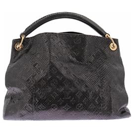 Louis Vuitton Borsa Artsy in pitone nero