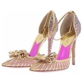 Tacchi dorati con glitter - Dsquared2
