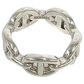 Hermes Chaine d'Ancre Enchainée Band Ring - Hermès