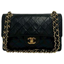 Chanel Matelassé Coco Mark Double Flap Schultertasche