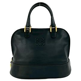 Borsa a mano Loewe Vintage Anagram Logo in pelle Mini Tote Bag