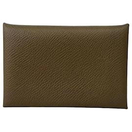 HERMES Calvi Veau Epsom Leather Card Case - Hermès