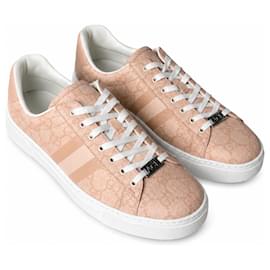 Gucci Sneakers Basse in Tela GG Supreme Beige