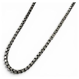 Collana a catena Monogram in argento 925 Louis Vuitton