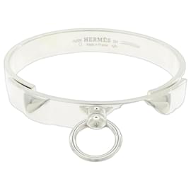 Hermès Collier de Chien Silver Bangle