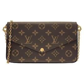 Bolsa de ombro Louis Vuitton Monogram Pochette Felicie