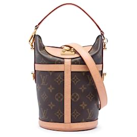 Louis Vuitton Brauner Monogram Duffle Bucket Bag