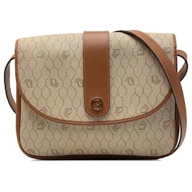 Dior Crossbody-Tasche aus beschichtetem Canvas Beige Honeycomb