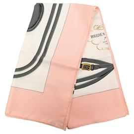 Sciarpa in seta Hermès Pink Brides de Gala 90