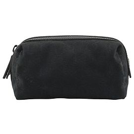 Pochette Gucci en lona GG negra