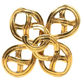 Spilla Infinity Chanel Gold CC placcata oro