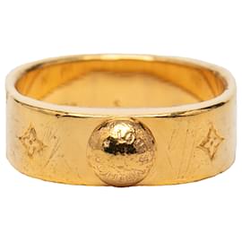Louis Vuitton Monogram Ring vergoldet Gold Gold