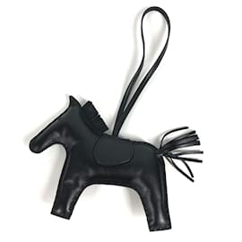 HERMES Cavalo Rodeo So Black Acessório de Bolsa Chaveiro - Hermès