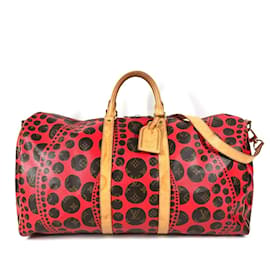 Borsa da viaggio Louis Vuitton Monogram Pumpkin Dot Keepall Bandoulière 55