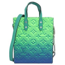 Borsa Louis Vuitton Taurillon Illusion Sac Plat XS