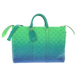 Tote Keepall in pelle Taurillon Illusion Louis Vuitton