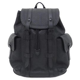 Zaino Louis Vuitton Taurillon Monogram Christopher PM