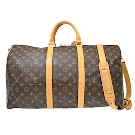Borsa Louis Vuitton Keepall Bandouliere in tela Monogram 50
