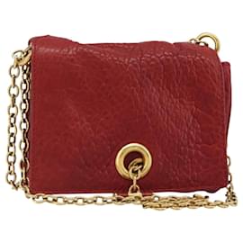 Borsa a Spalla con Catena Saint Laurent in Pelle Small