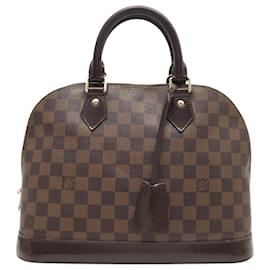 SAC A MAIN LOUIS VUITTON ALMA PM N53151 TOILE DAMIER EBENE HAND BAG PURSE