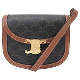 NUOVA BORSA A SPALLA CELINE CLEA 110962BZ4.04 TELA TRIOMPHE A TRACULLA - Céline