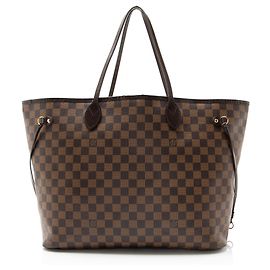 Louis Vuitton Damier Ebene Neverfull GM Tote
