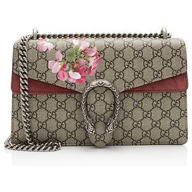 Borsa a Spalla Gucci GG Supreme Blooms Dionysus Medium