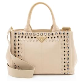 Tote Prada Canapa con cristalli