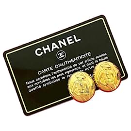 Chanel Mademoiselle Oval Clip Ohrringe