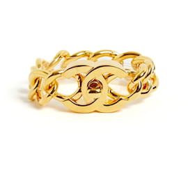 Chanel 1995 Bracciale Maxi CC Turnlock Catena Dorata