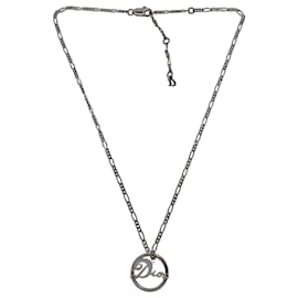 Collana Christian Dior Logo Argentata