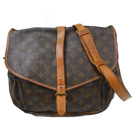 Louis Vuitton Saumur Monogram Canvas 35