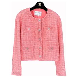 Chanel Giacca in Tweed Rosa Iconica