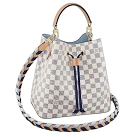 Louis Vuitton NeoNoe MM Damier Azur Borsa Bucket Beige