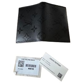 Louis Vuitton Monogram Black Slim Card Holder