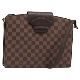LOUIS VUITTON Damier Ebene Kurcell Shoulder Bag LV Auth 185530A