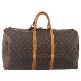 LOUIS VUITTON Borsa Boston Monogram Keepall 50 M41426 LV Auth 184669