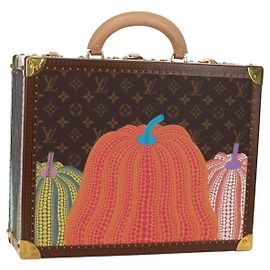 LOUIS VUITTON Monogram LVxYK Cotoville 40 Trunk Blue M10156 LV Auth 184943SM
