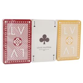 LOUIS VUITTON Cartes Toi Joux Playing Cards 3 Set Multicolor M65460 Auth 185762M - Louis Vuitton