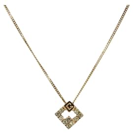 Collana GIVENCHY con strass metallico Gold Auth SW2366 - Givenchy